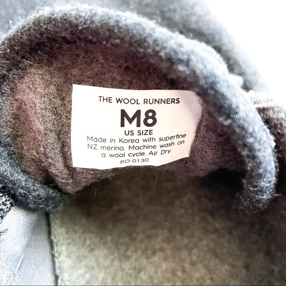 Allbirds Dark Gray Wool Runners Approximate Size 9 - Picture 6 of 8